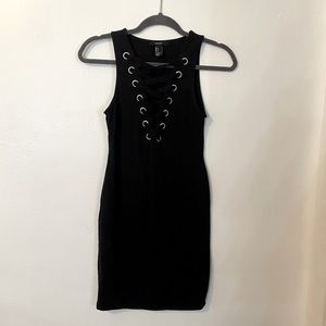 Mini black dress